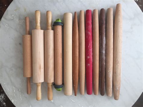 rolling pins to measure cookie dough